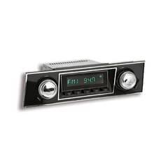 (1967-68) Retro Sound Model 2B AM/FM Radio Black w/Black Faceplate